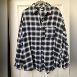 Garage women's flannel shirt, size xs/s